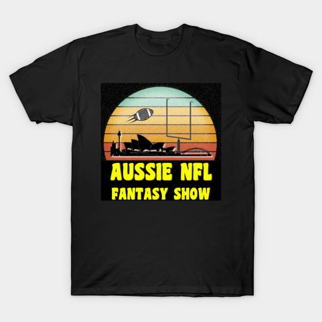 Aussie NFL Fantasy Old Skool T-Shirt by Aussie NFL Fantasy Show